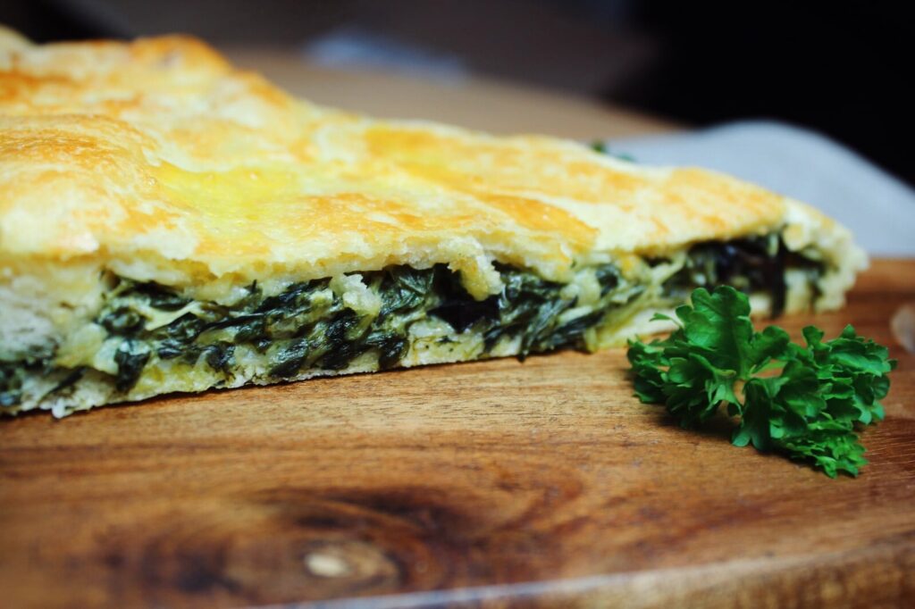 Spinat Feta Tasche