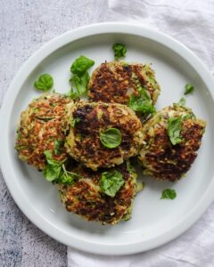 gesunde Zucchini Bratlinge