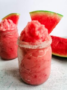 Wassermelonen Erdbeer Smoothie|Wassermelonen Erdbeer Slush