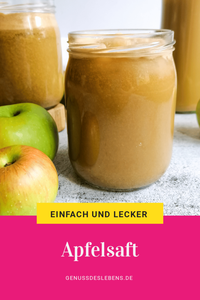 Naturtrüber Apfelsaft selbst gemacht