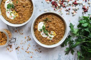 Indisches Dal aus Hülsenfrüchten