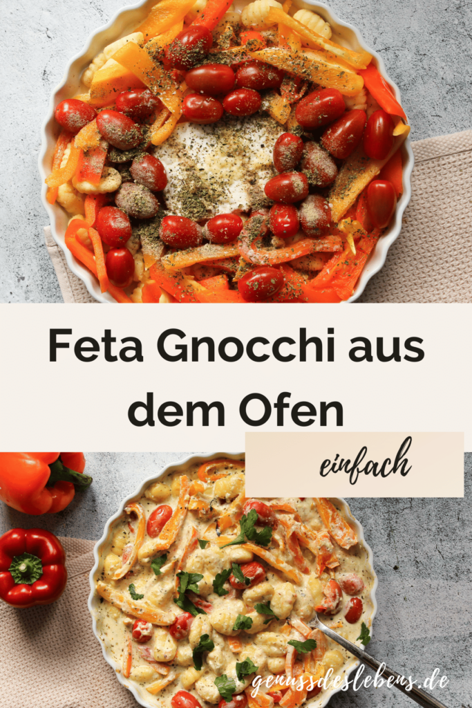 Gnocchi mit Paprika aus dem ofen