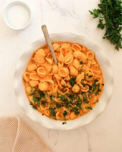 Pasta mit Paprika Soße|Vegane Paprika Sauce