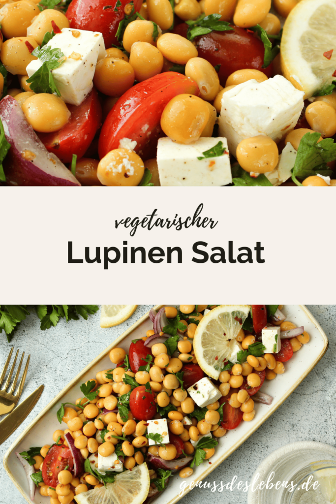 vegetarischer Lupinen Salat