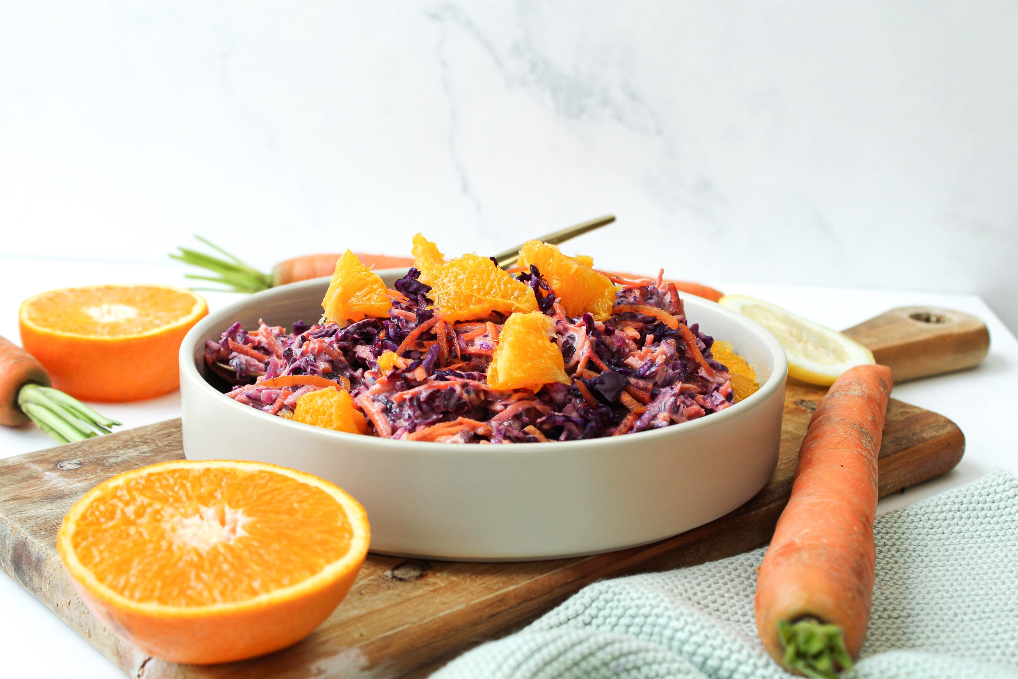 Rotkohl Salat vegan