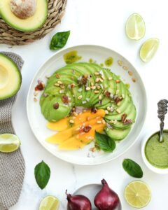 Gemüse Carpaccio mit Avocado
