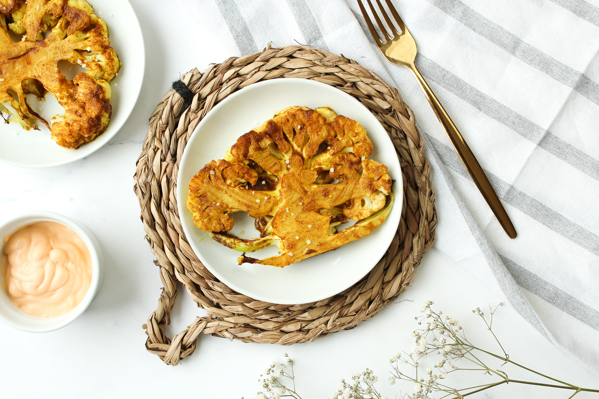 Blumenkohl Steak aus dem Backofen