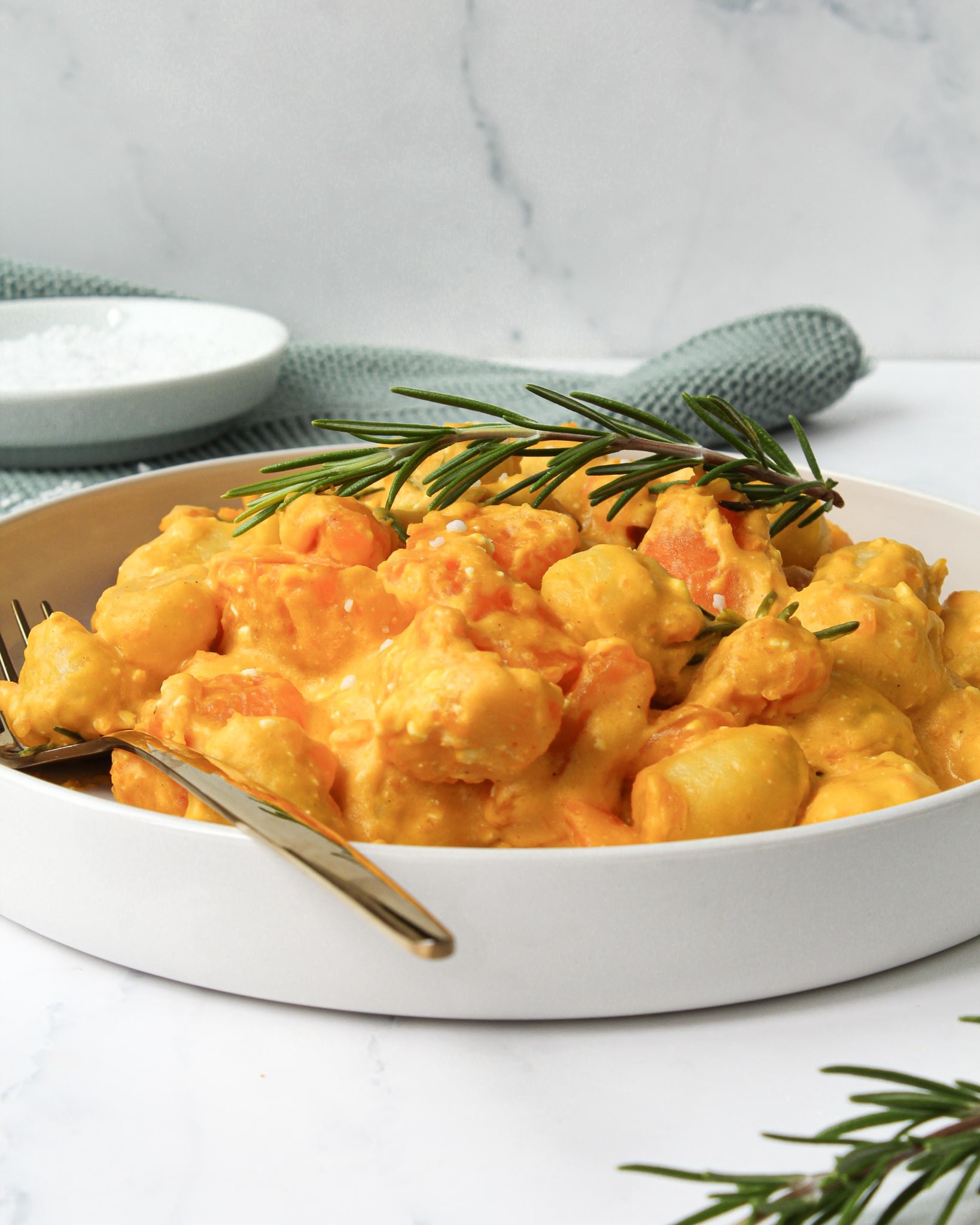 Gnocchi Kürbis Pfanne mit Feta