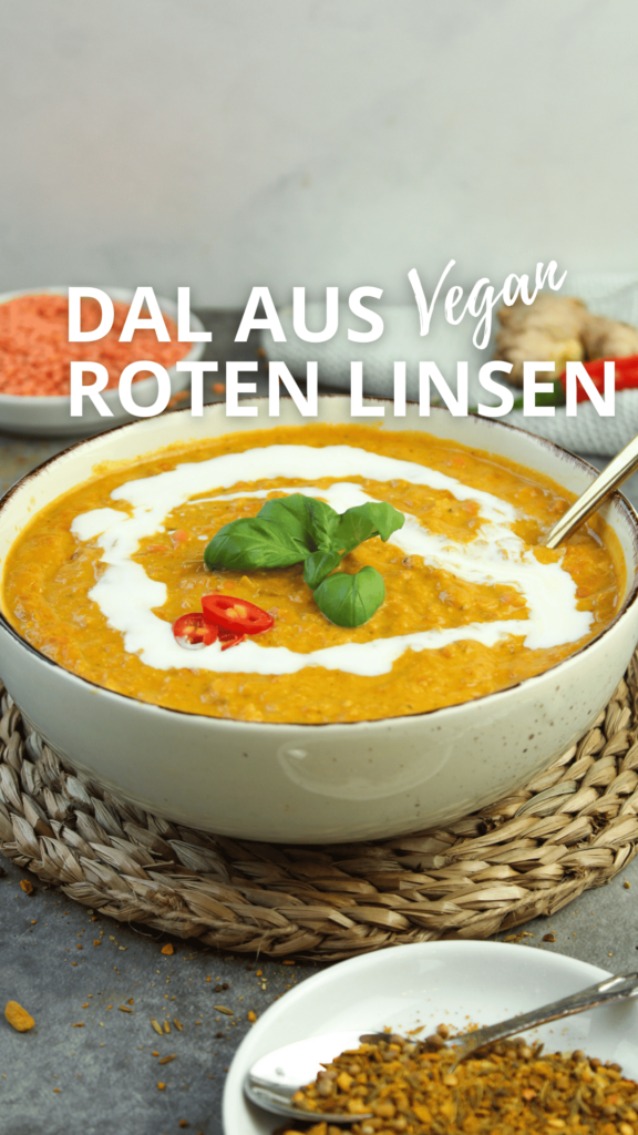 Dal aus roten Linsen vegan
