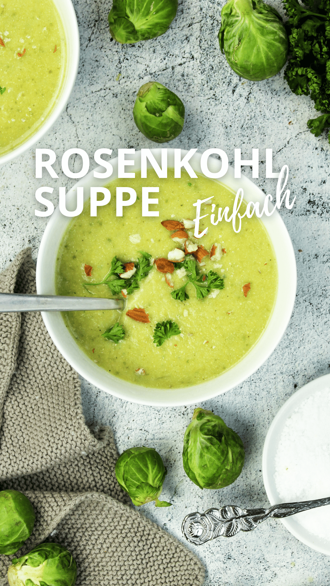 Rosenkohlsuppe vegan einfach und schnell