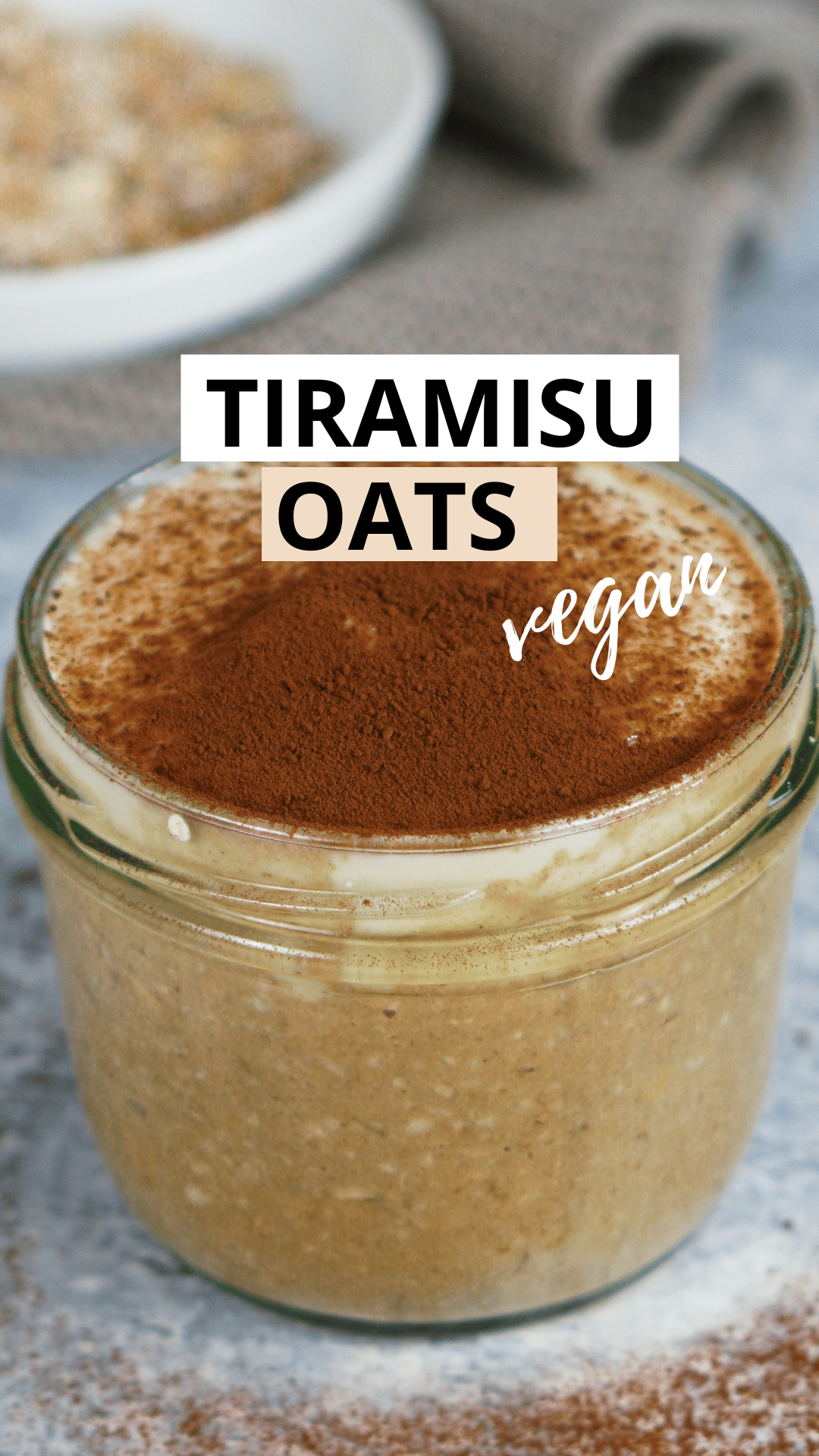 Tiramisu Overnight Oats
