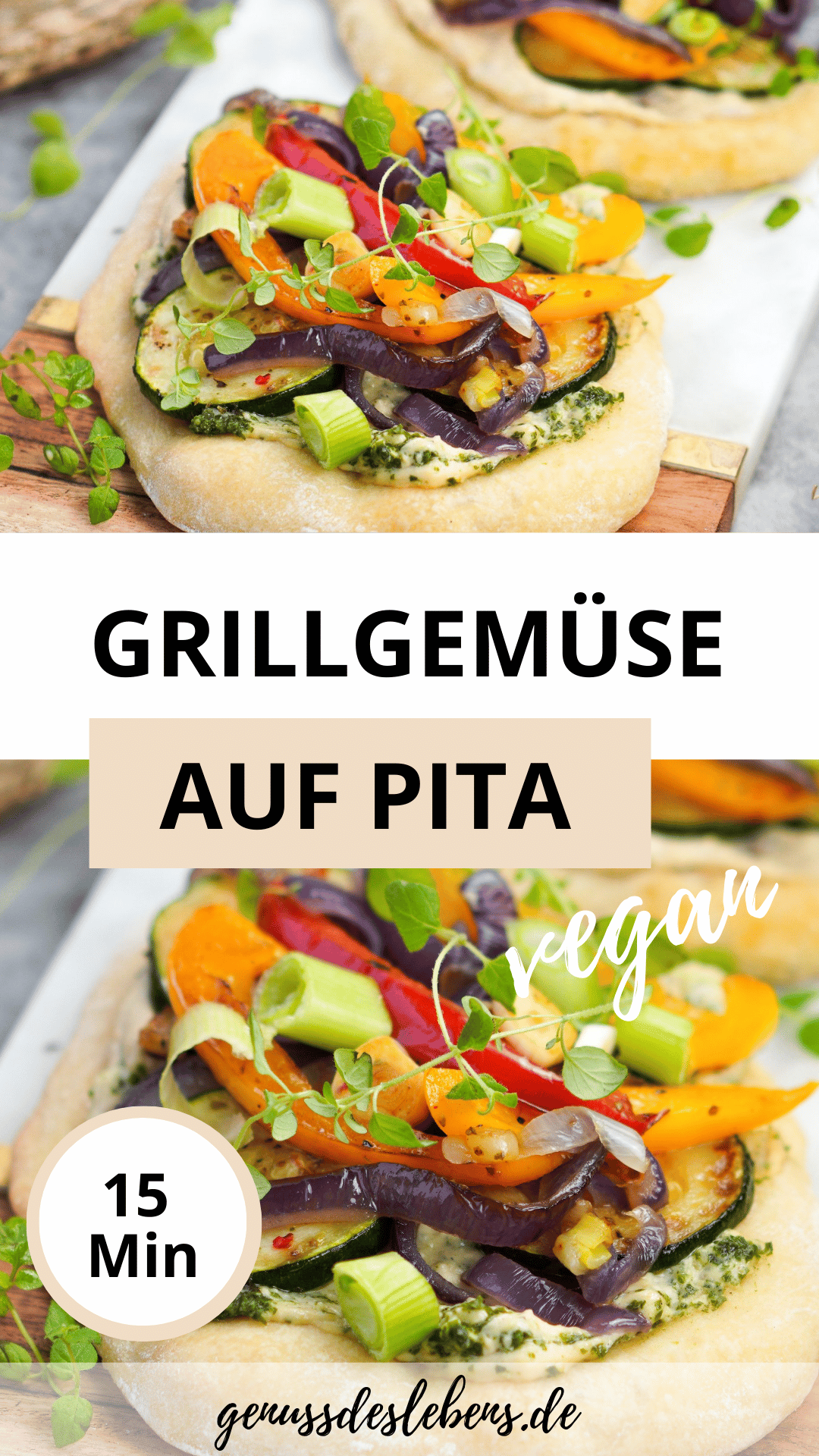 Pita mit Grillgemüse