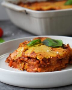 ||||||||Vegane Lasagne mit Linsen|