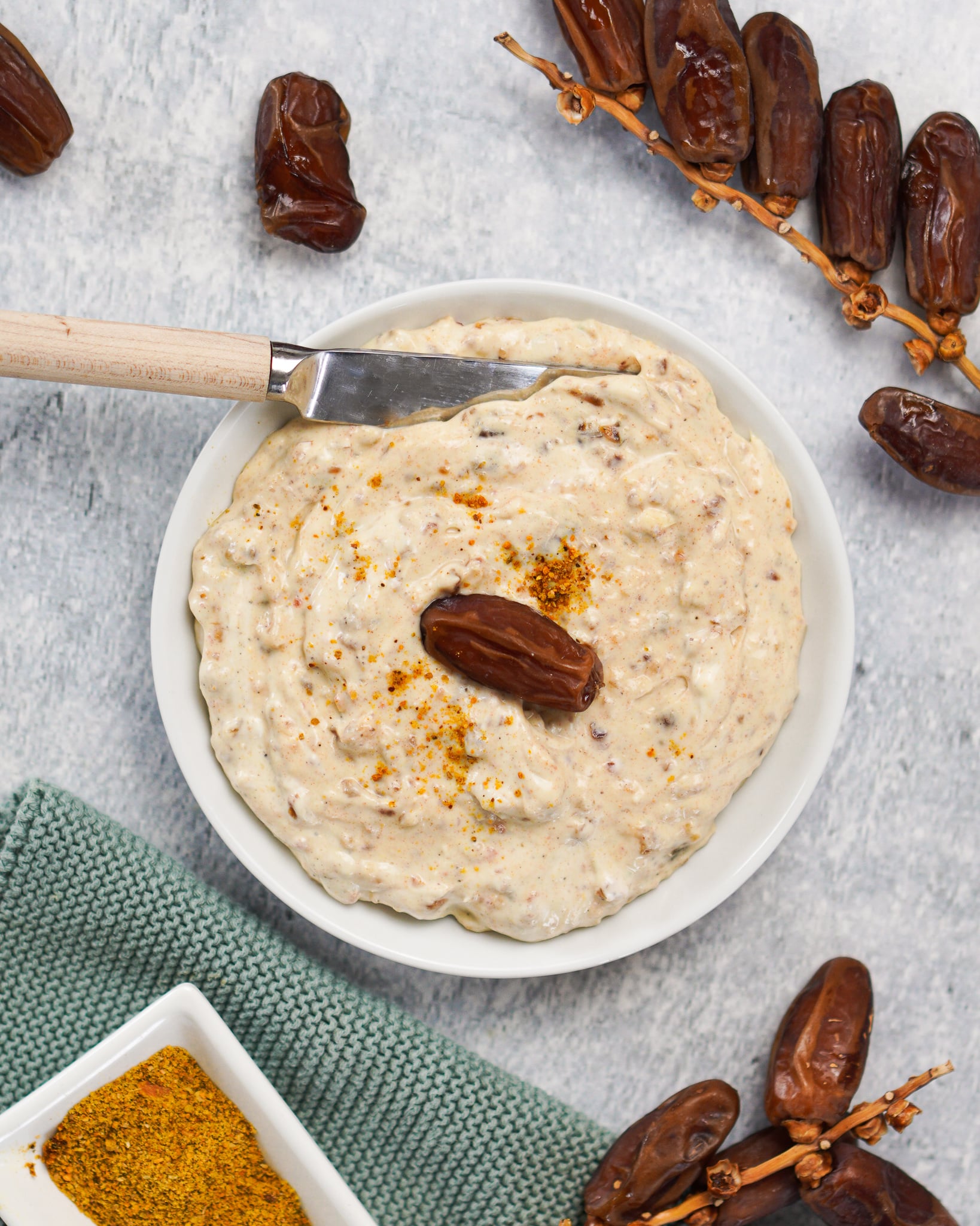 Datteldip mit wenigen Kalorien