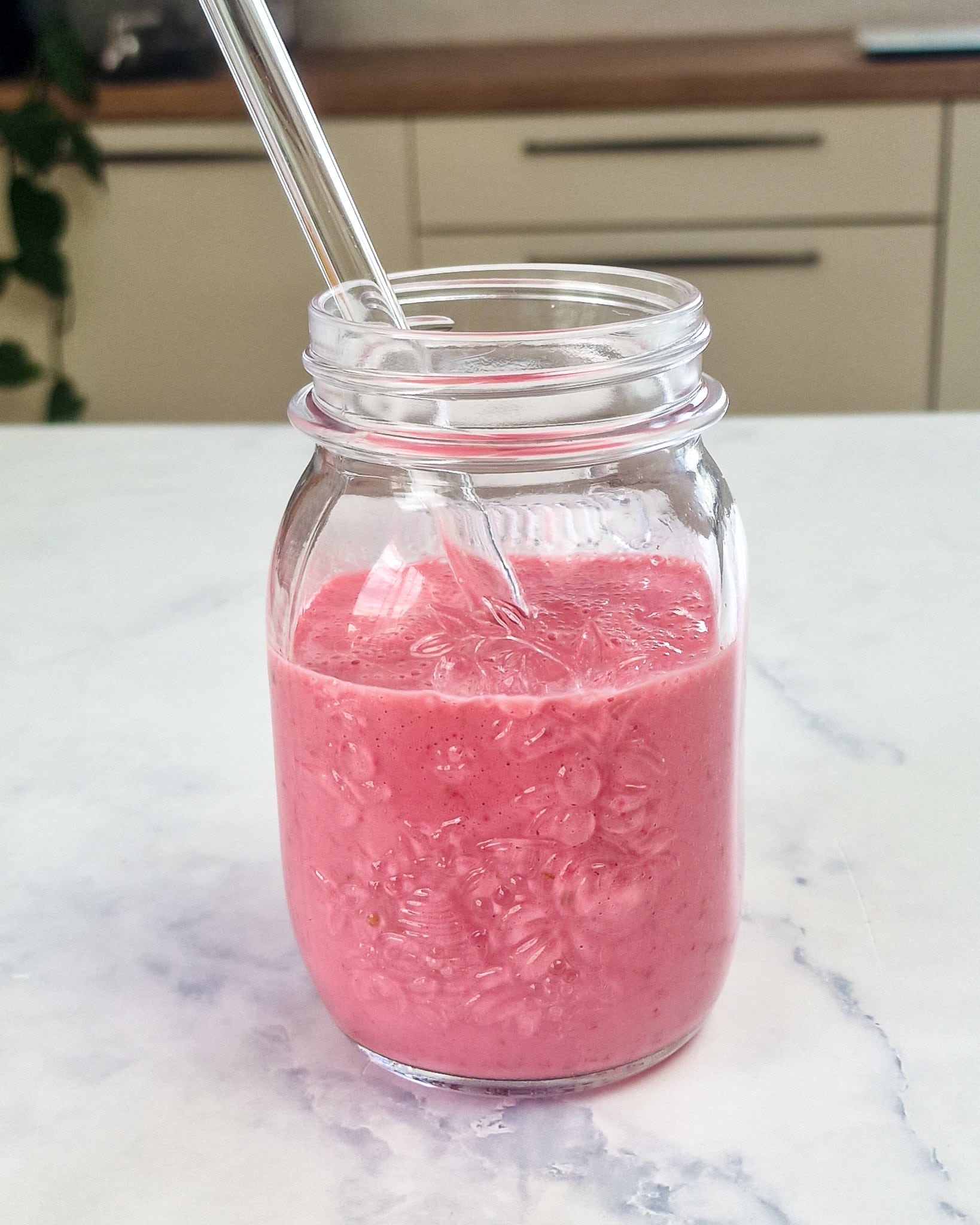 High Protein Himbeer Smoothie|Himbeer Quark Smoothie|Zutaten Himbeeren Smoothie|Himbeer Quark Smoothie High Protein