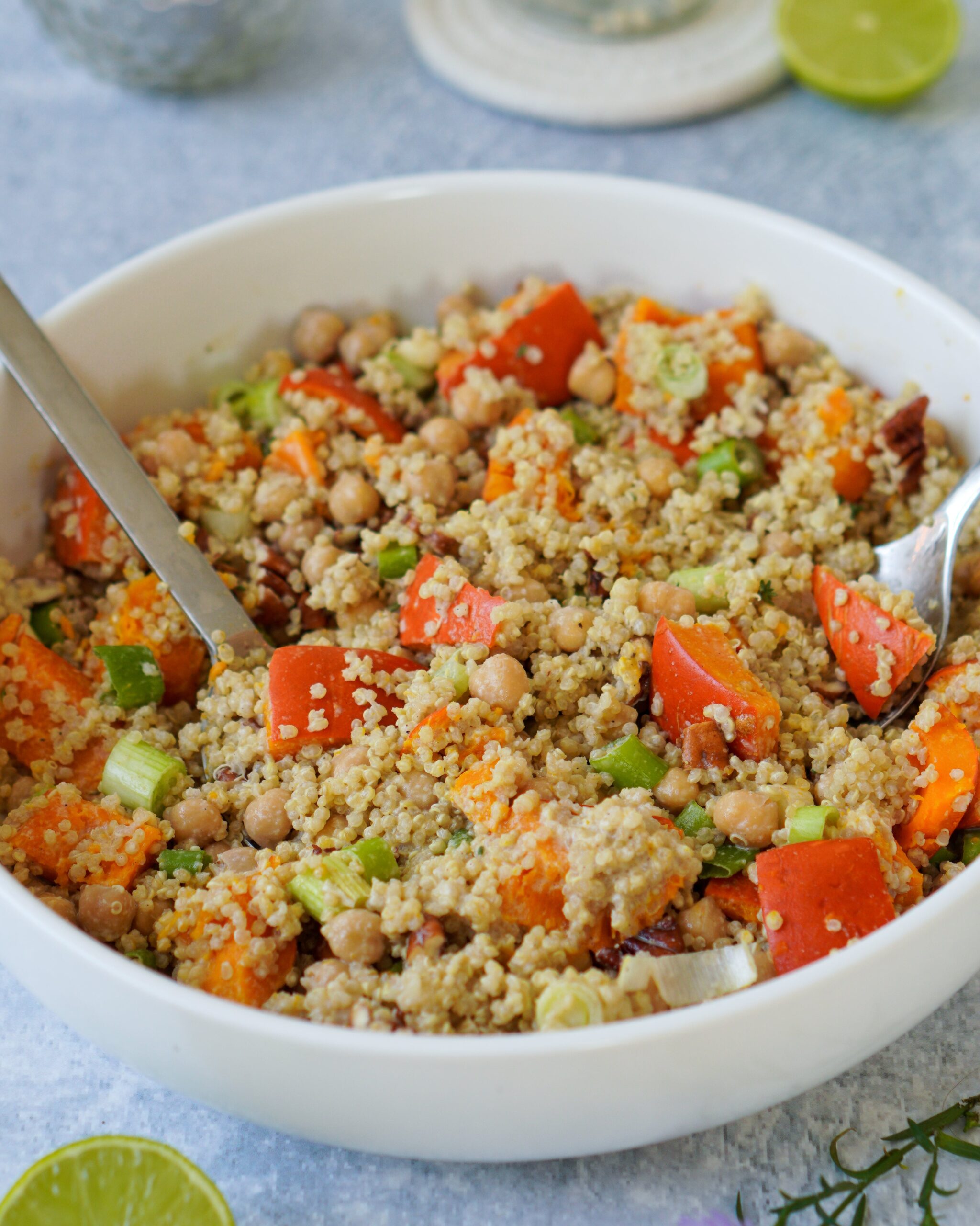 Quinoa Kürbis Salat