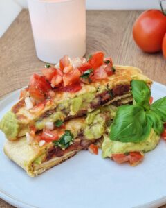 Quesadilla mit Kidneybohnen